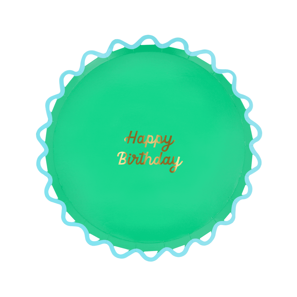 Piatti Dessert Color Pop Happy Birthday (x8)