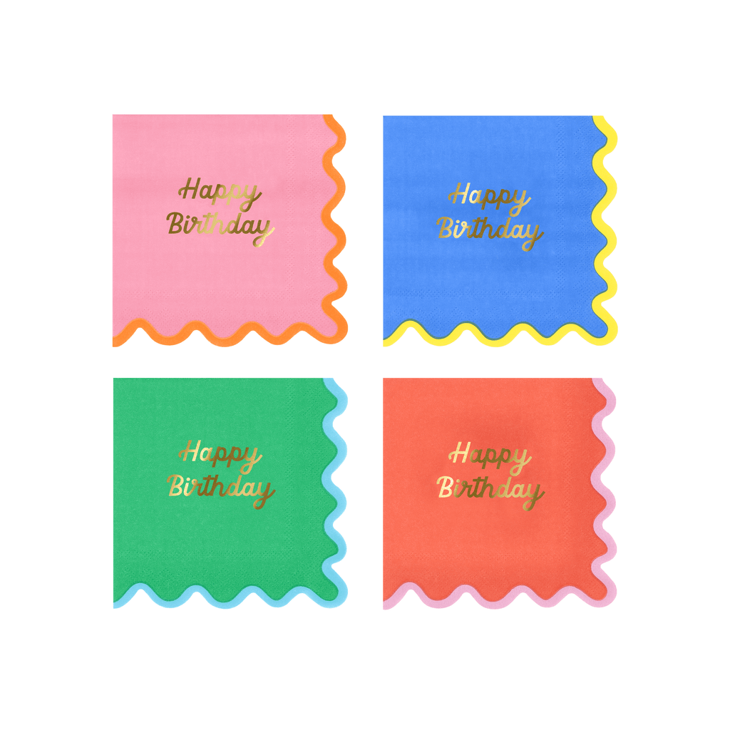 Tovaglioli Piccoli Color Pop Happy Birthday