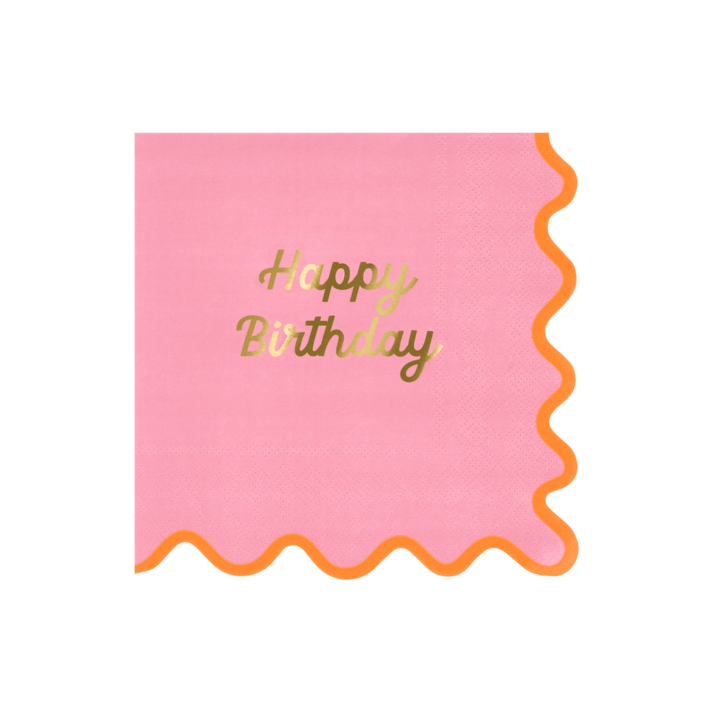 Tovaglioli Grandi Color Pop Happy Birthday