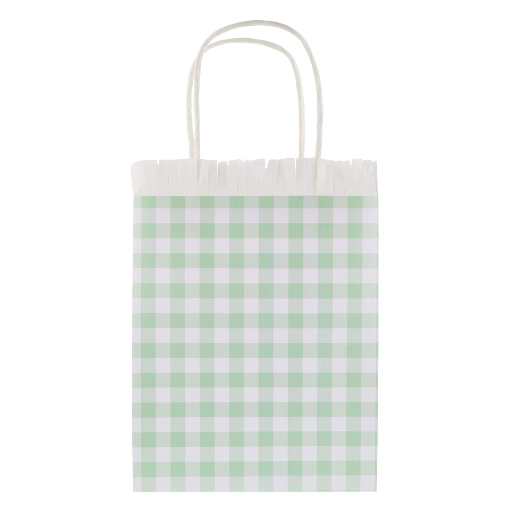Favour Bag Gingham Pastello con Frange Meri Meri (8 pz)