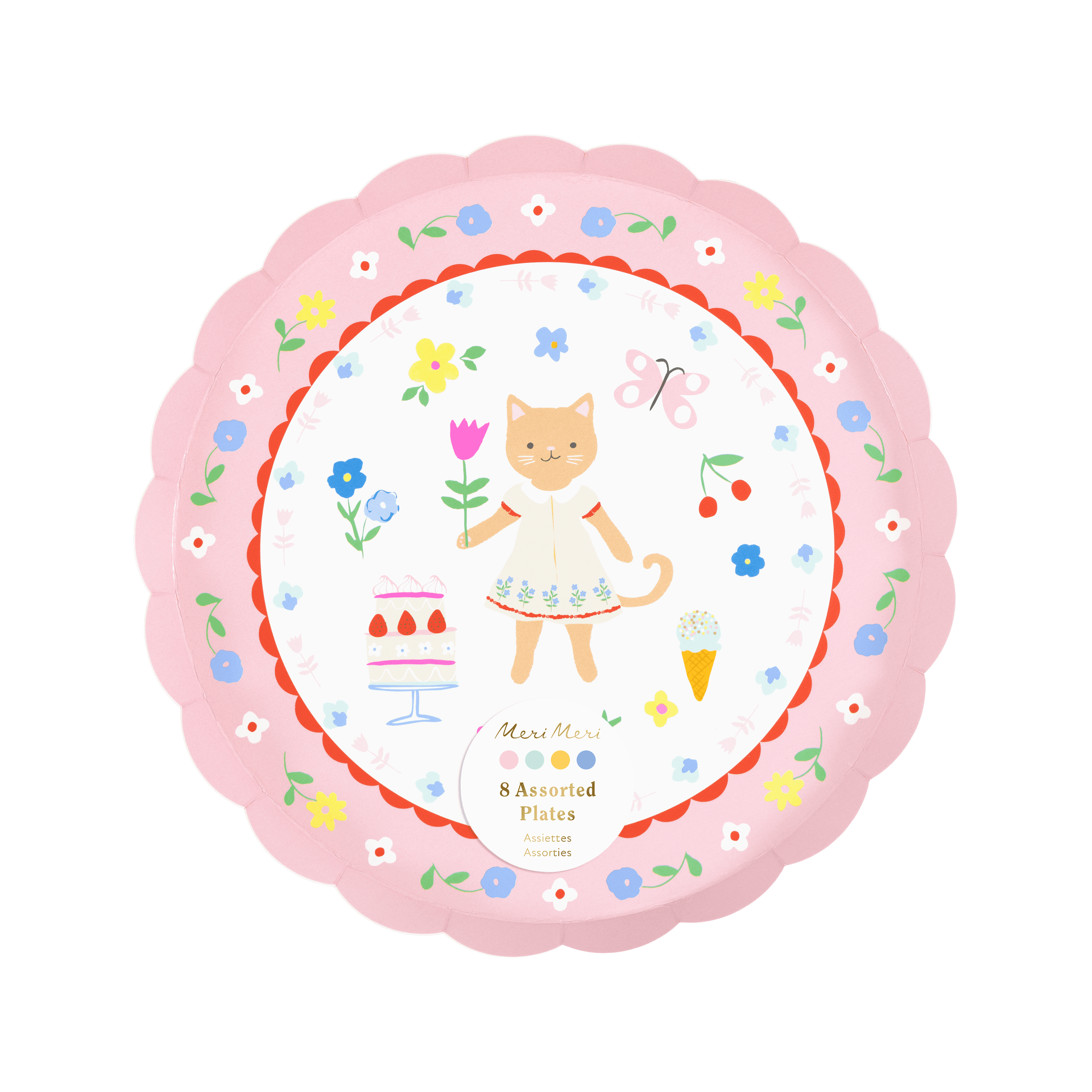 Piatti Dessert Kittens (x 8)