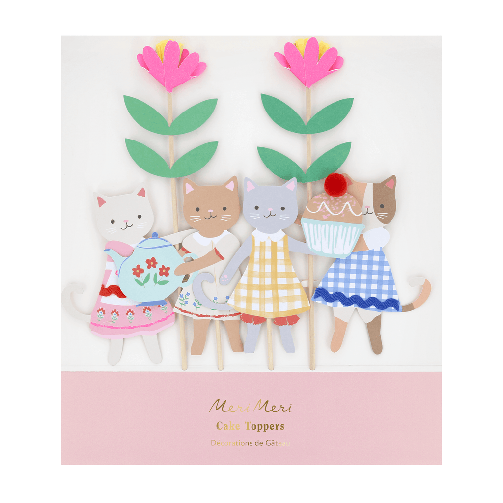 Cake Toppers Kittens (x 4)