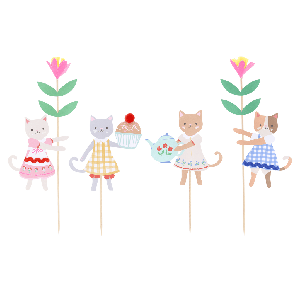 Cake Toppers Kittens (x 4)
