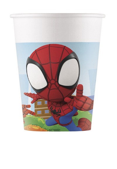 Bicchieri Spidey & Friends 200 ml - 8 pz
