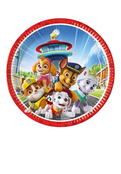 Piatti Paw Patrol - Rescue Heroes 23 cm - 8 pz