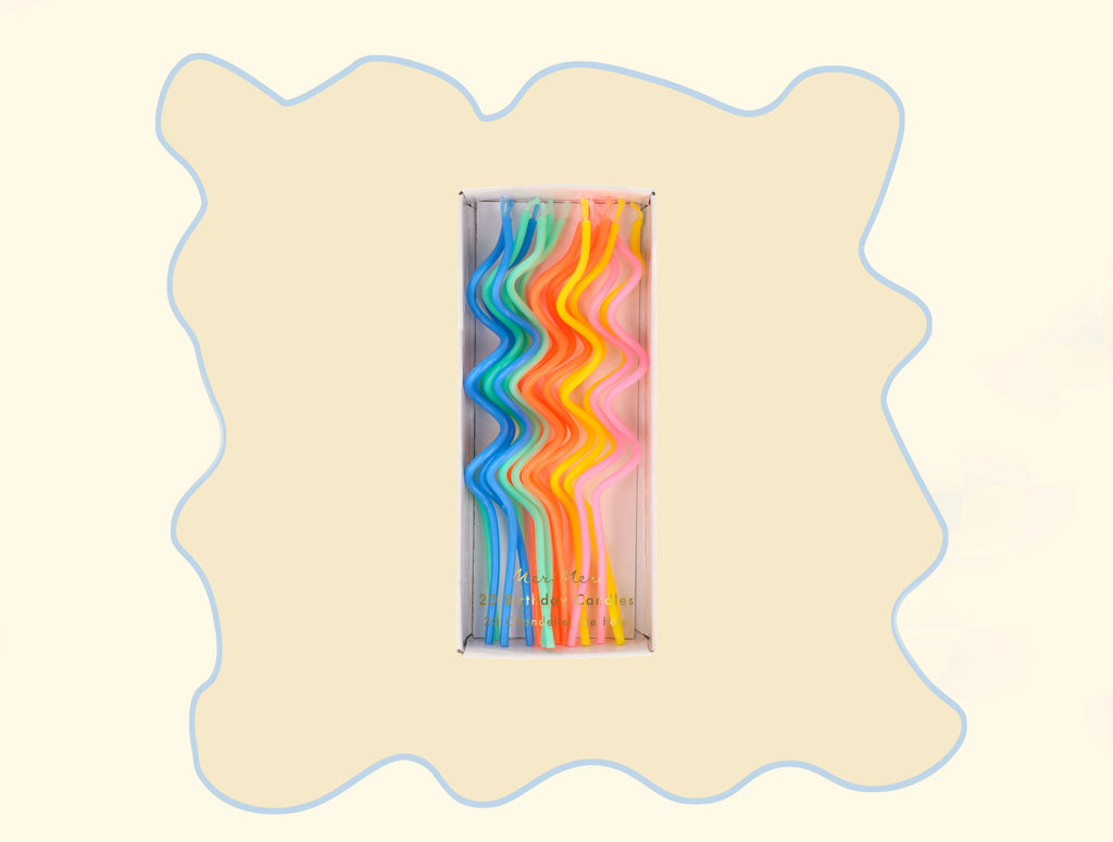 Candele swirly misti (x20)