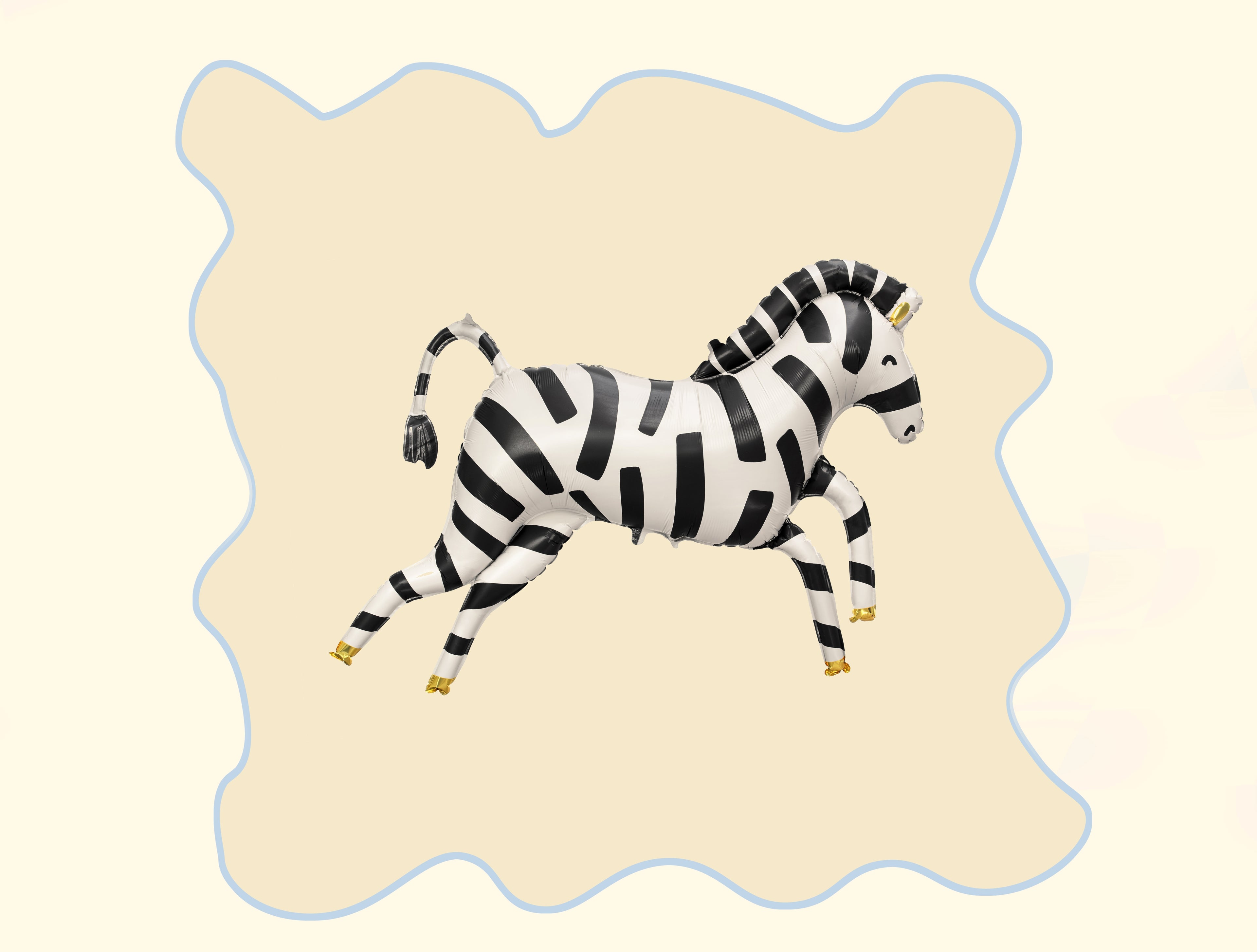 Foil Balloon Zebra 100x82