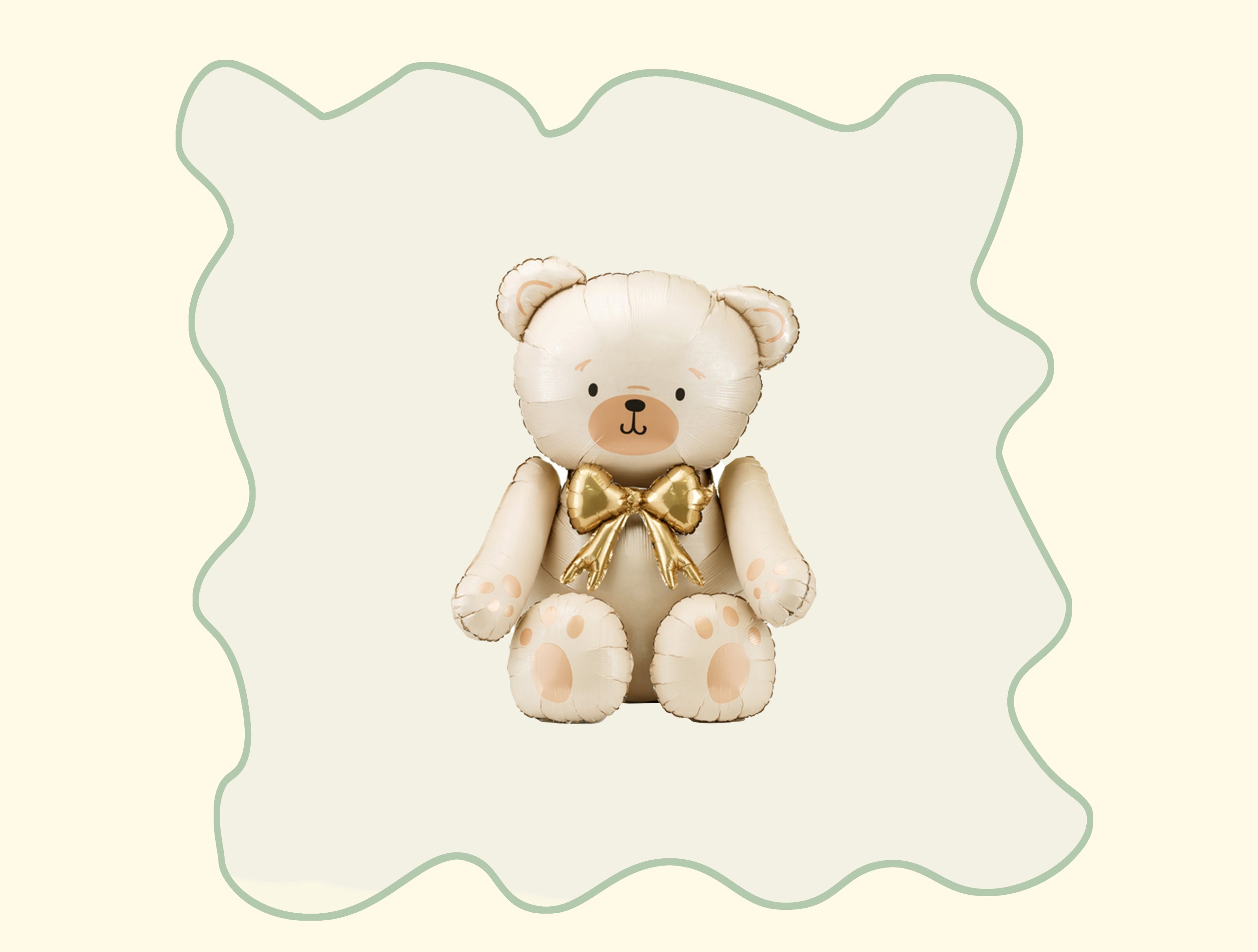 Foil balloon bear 75x84cm