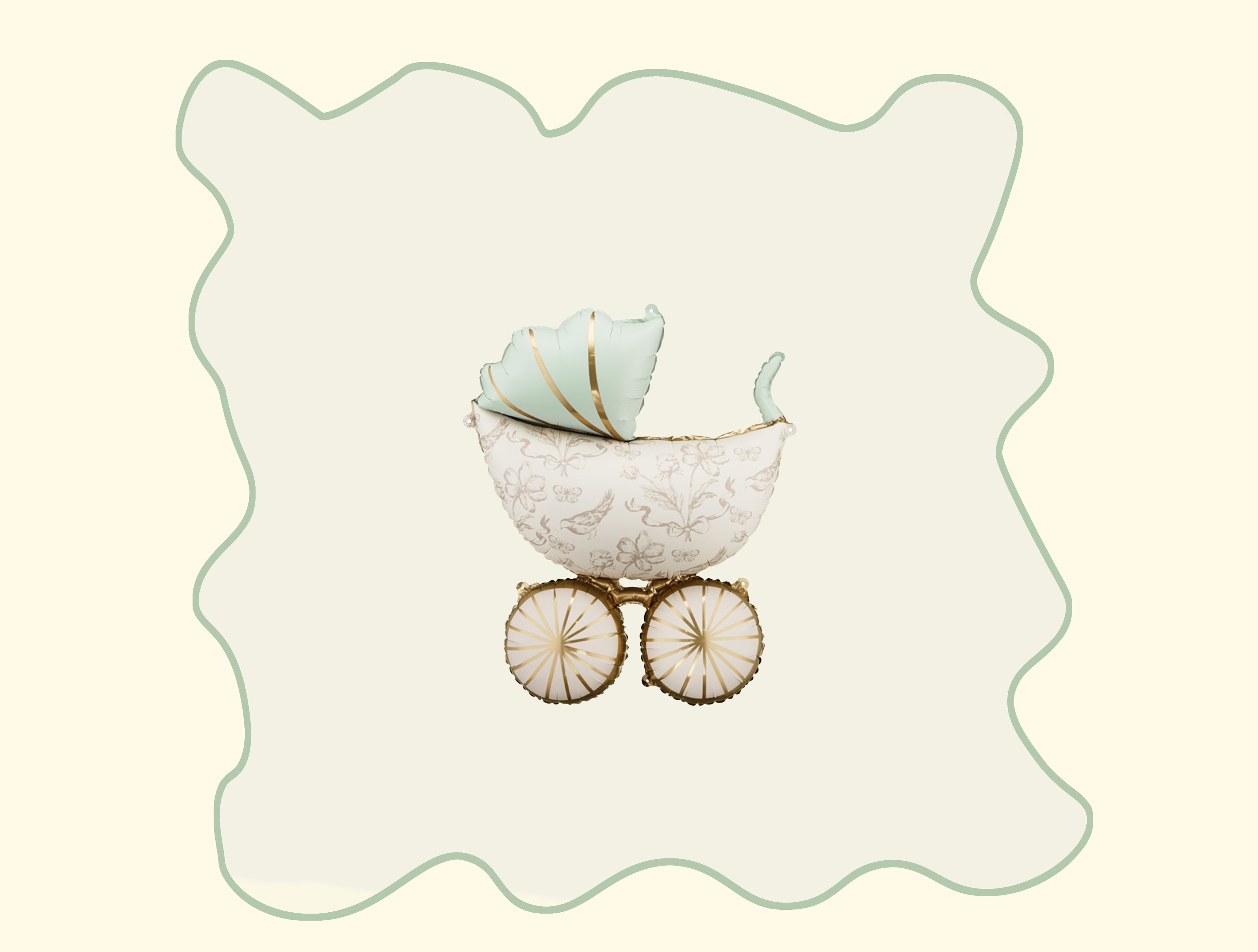 Foil balloon Baby Carriage 59x74 cm