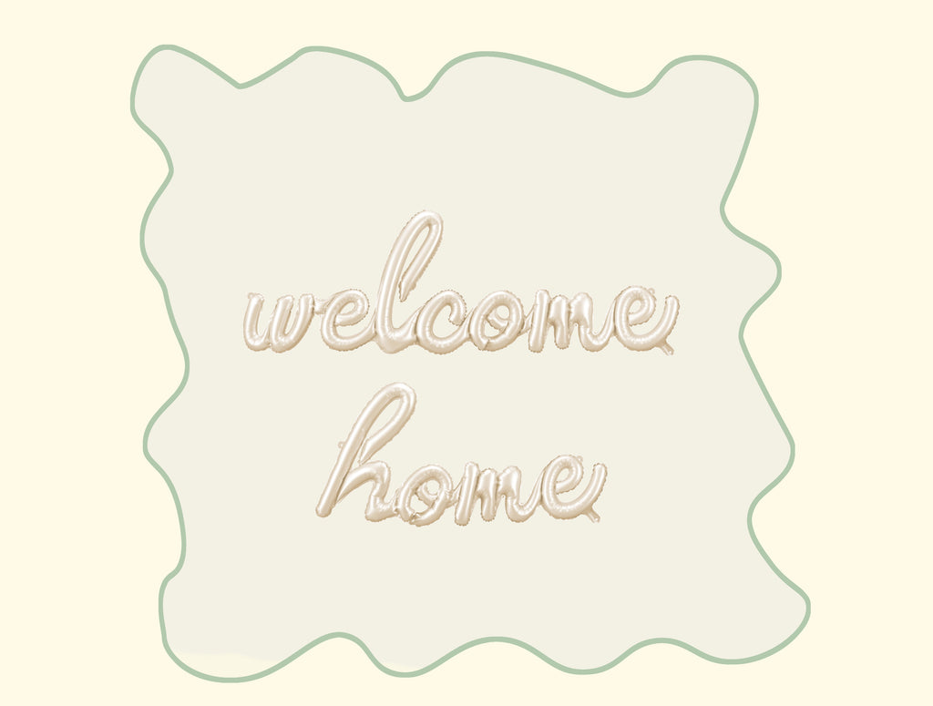 Foil balloon Welcome Home 258x55 cm