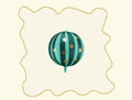 Foil balloon Starry ball 50 cm Green