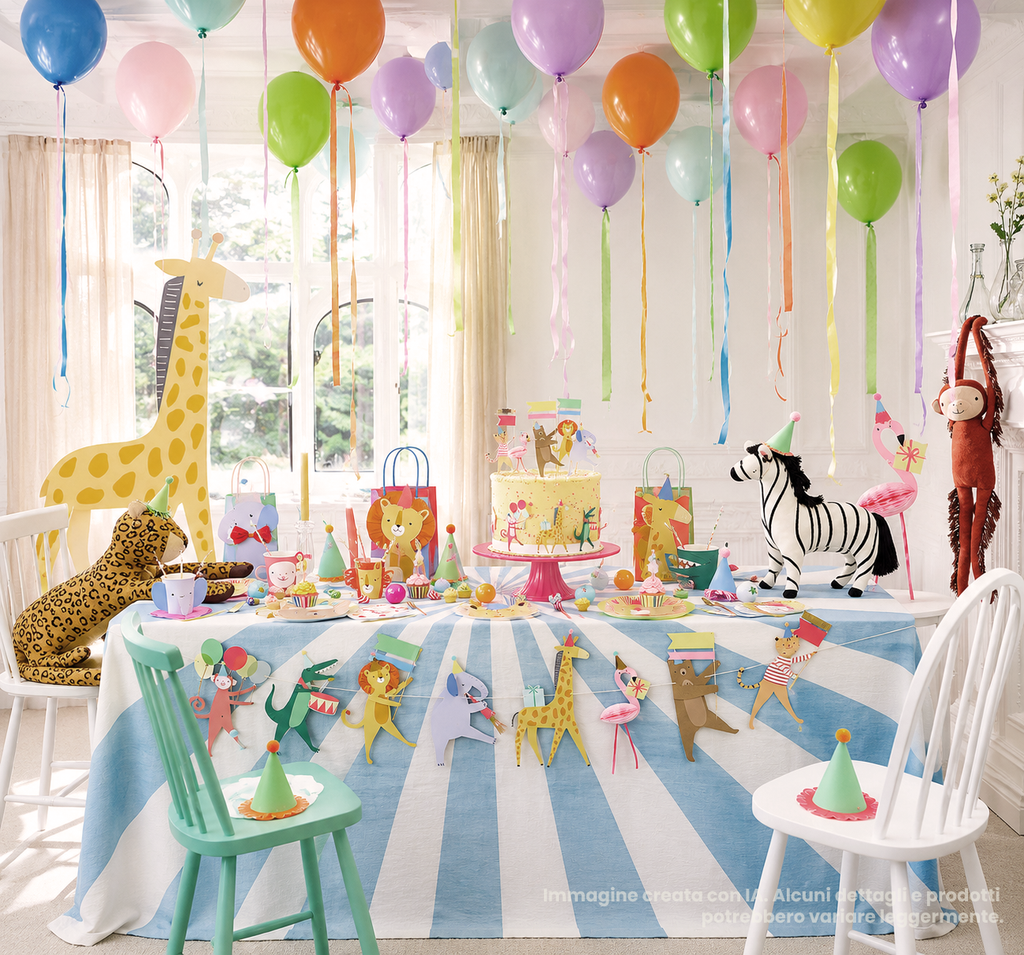 Ghirlanda Animal Parade Meri Meri – Decorazione compleanno bambini