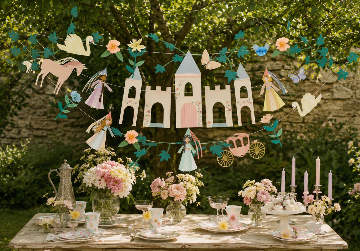 Princess Party Garland Set – Ghirlanda decorativa principesse