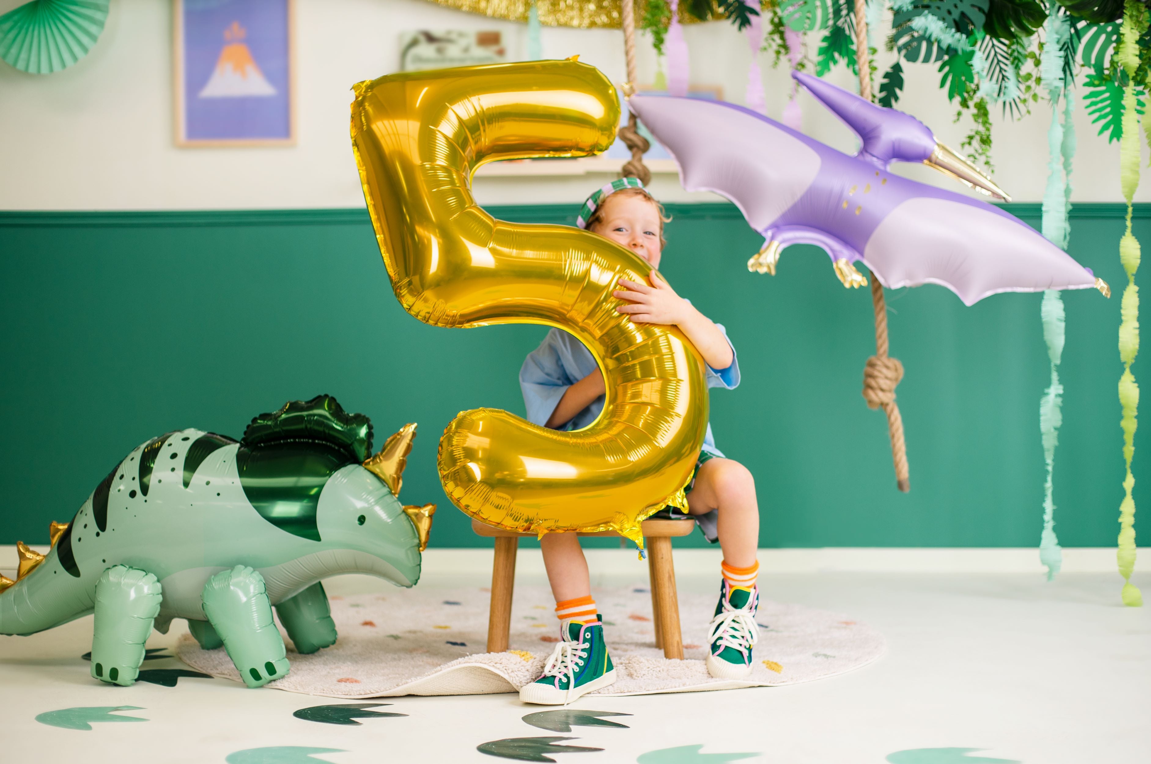 Foil Balloon Pterodactyl, 120x62 cm