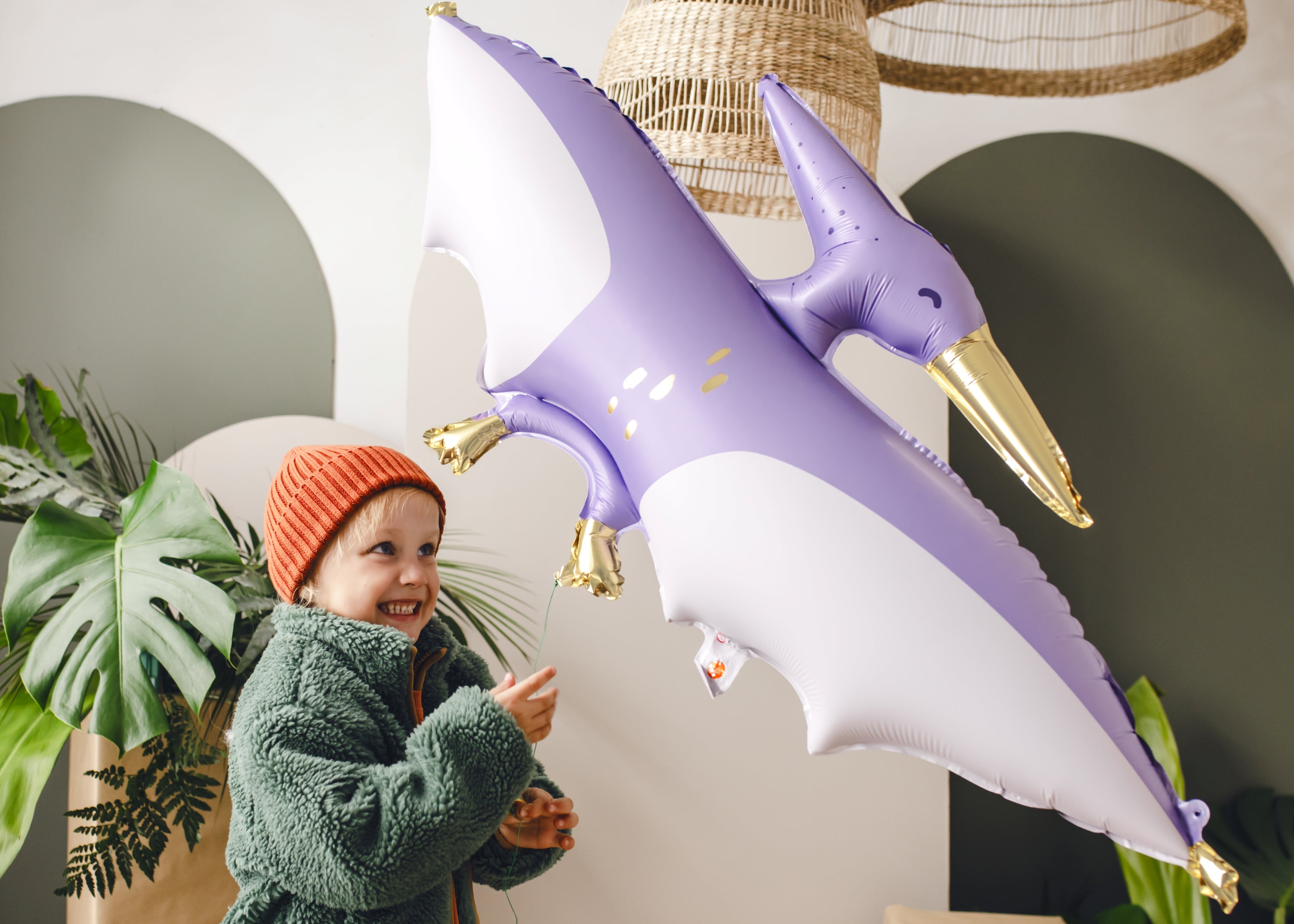 Foil Balloon Pterodactyl, 120x62 cm