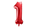 Palloncino foil Numero "86cm", Red
