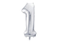 Palloncino foil Numero "86cm", Silver