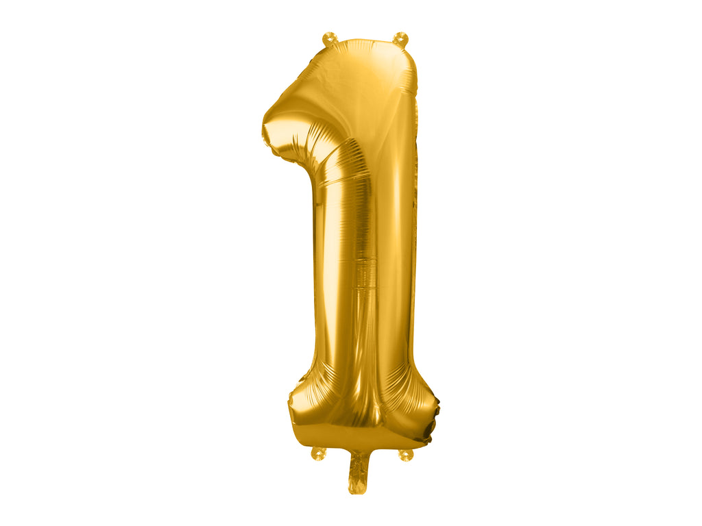 Palloncino foil Numero "86cm", Gold
