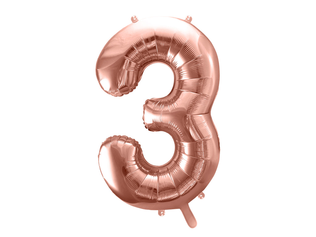 Palloncino foil Numero "86cm", Pink