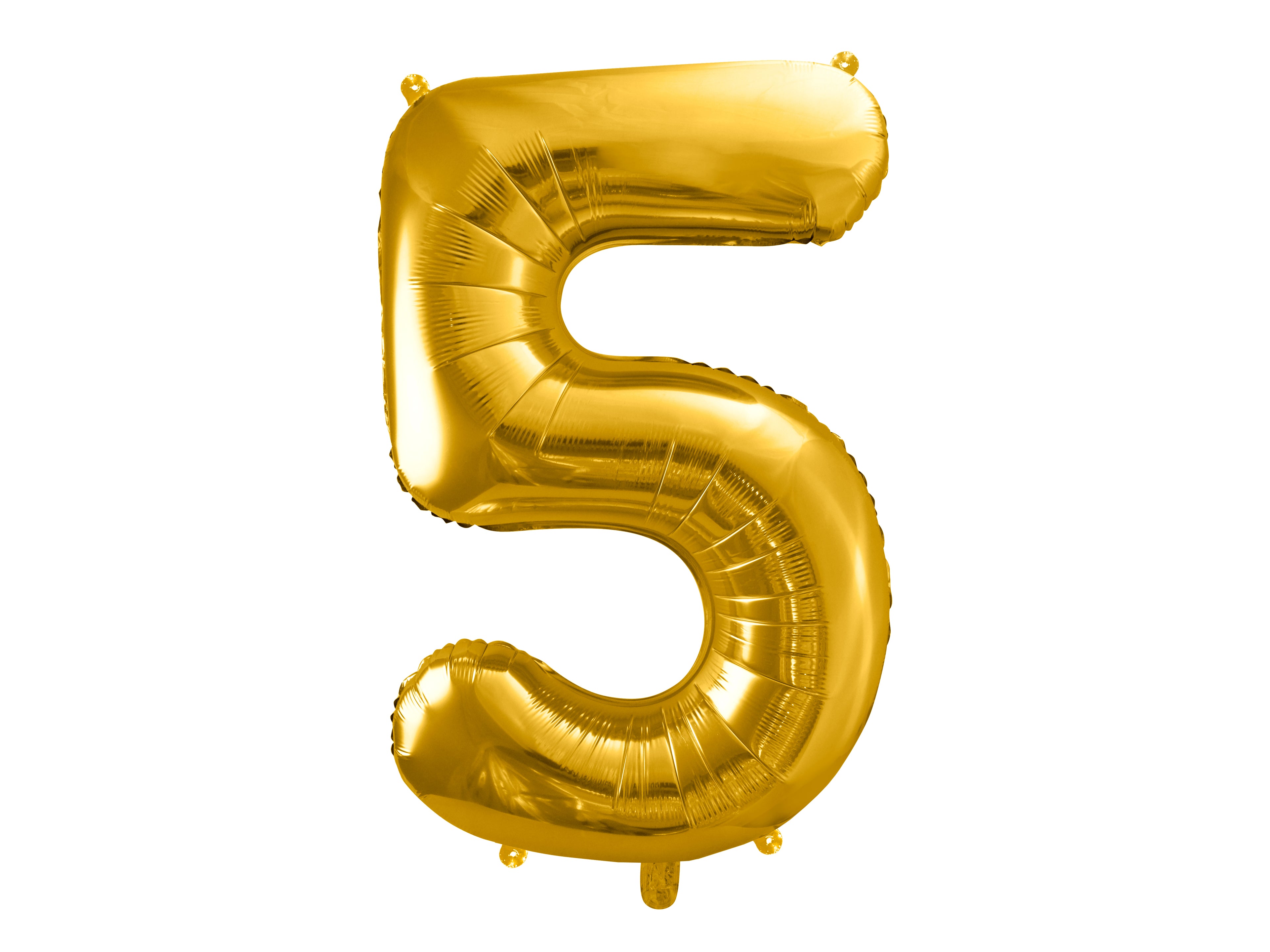 Palloncino foil Numero "72cm", Light Gold