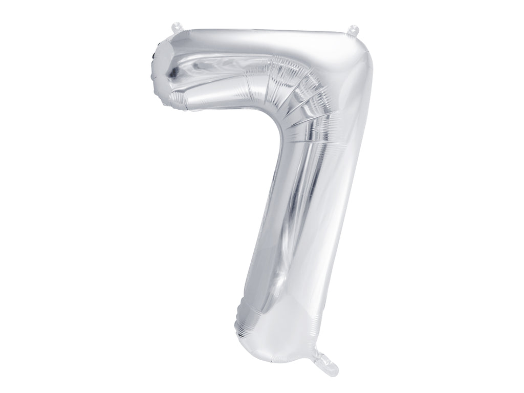 Palloncino foil Numero "86cm", Silver