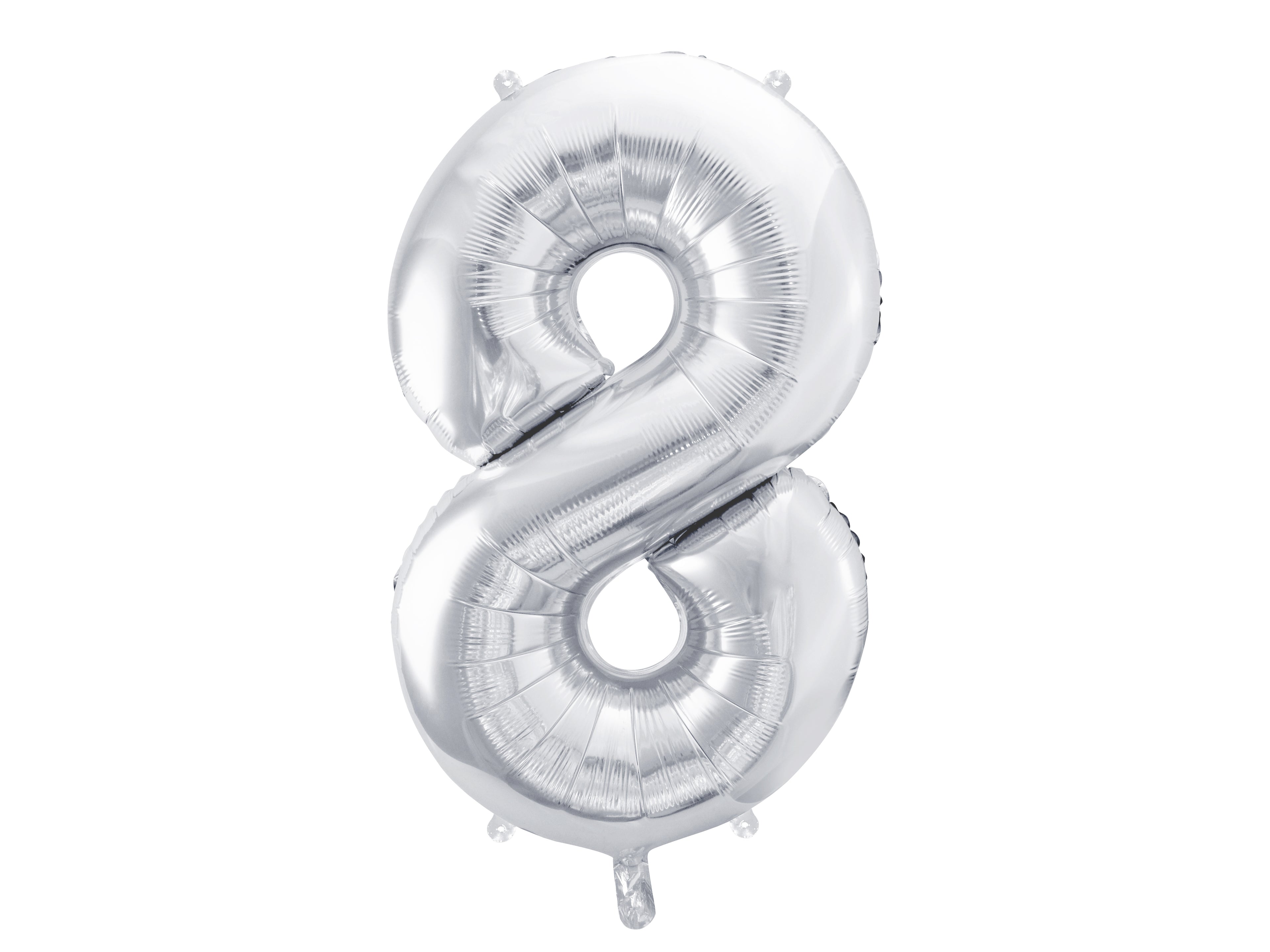 Palloncino foil Numero "86cm", Silver