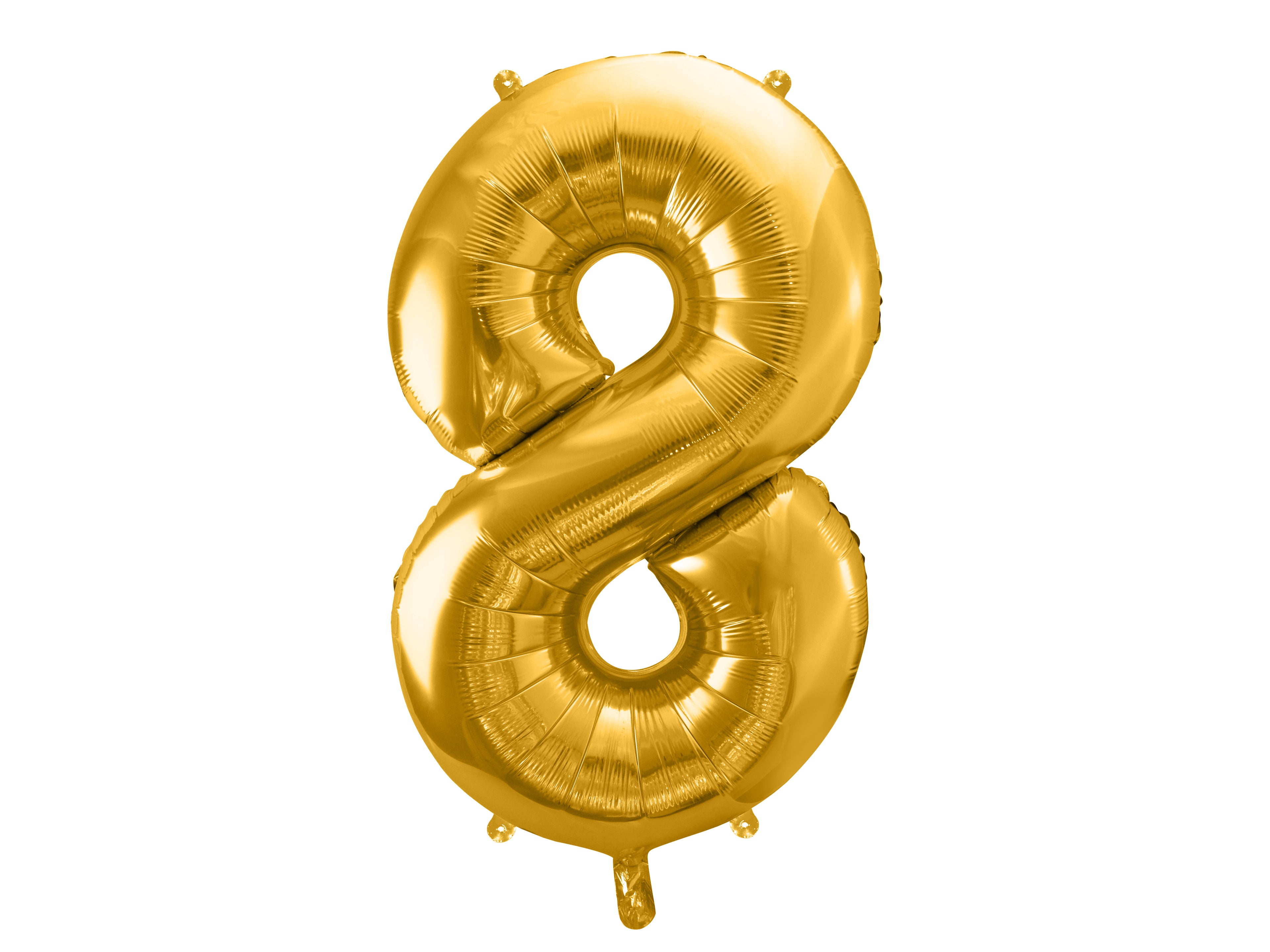 Palloncino foil Numero "72cm", Light Gold