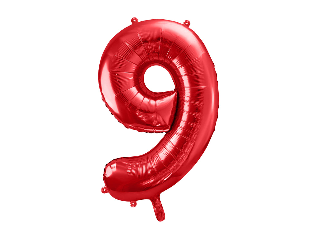 Palloncino foil Numero "86cm", Red
