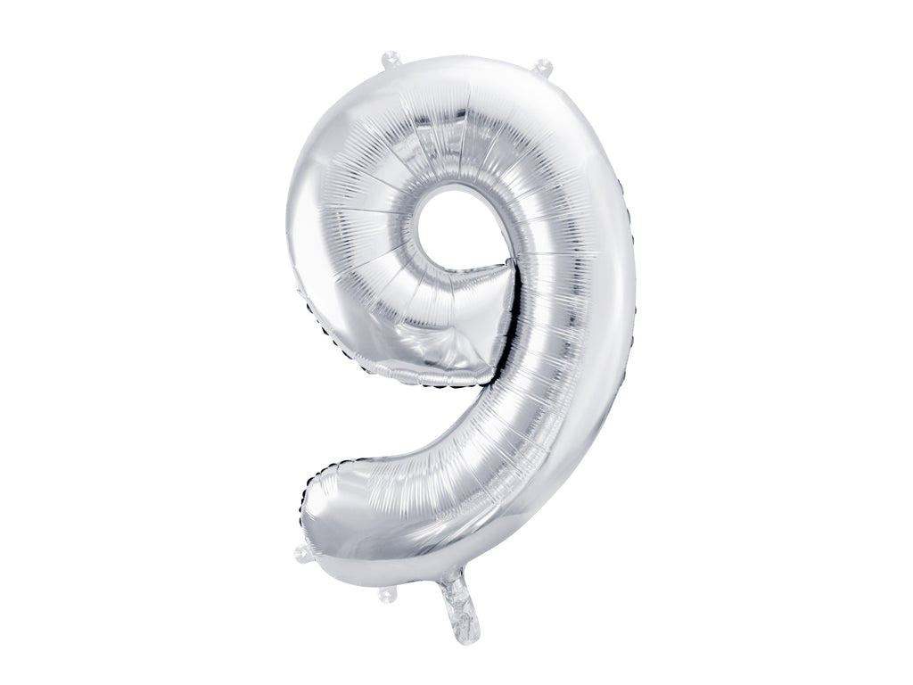 Palloncino foil Numero "86cm", Silver