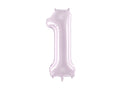 Palloncino foil Numero "72cm", Lilac