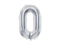 Palloncino foil Numero "72cm", Silver