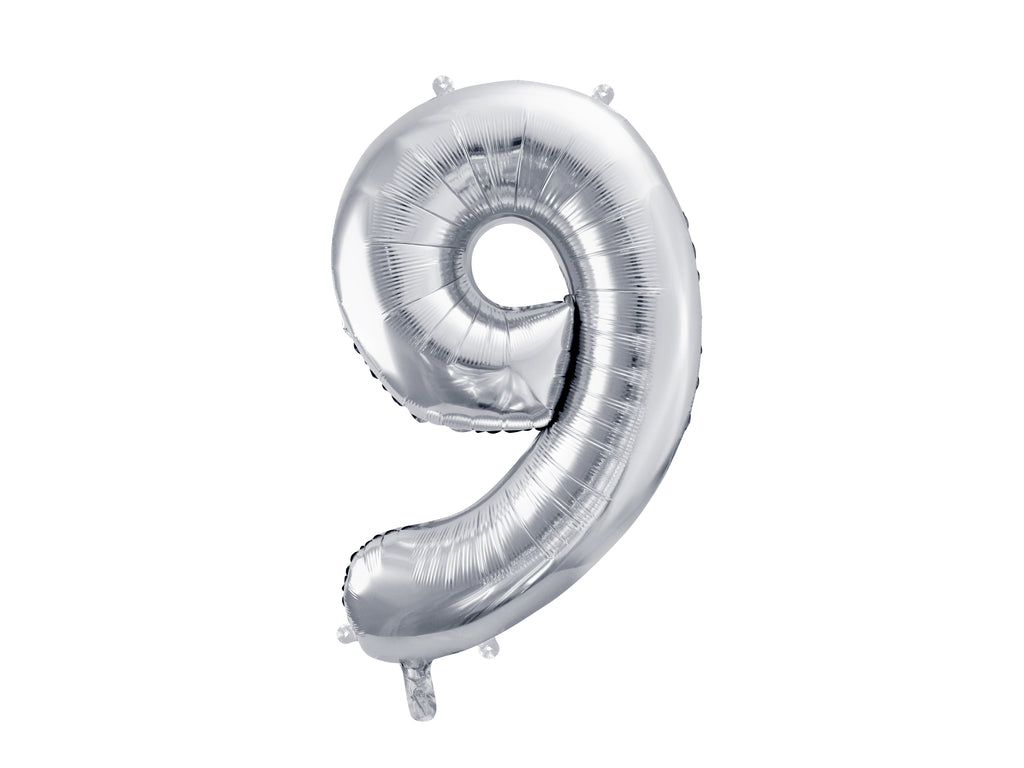 Palloncino foil Numero "72cm", Silver