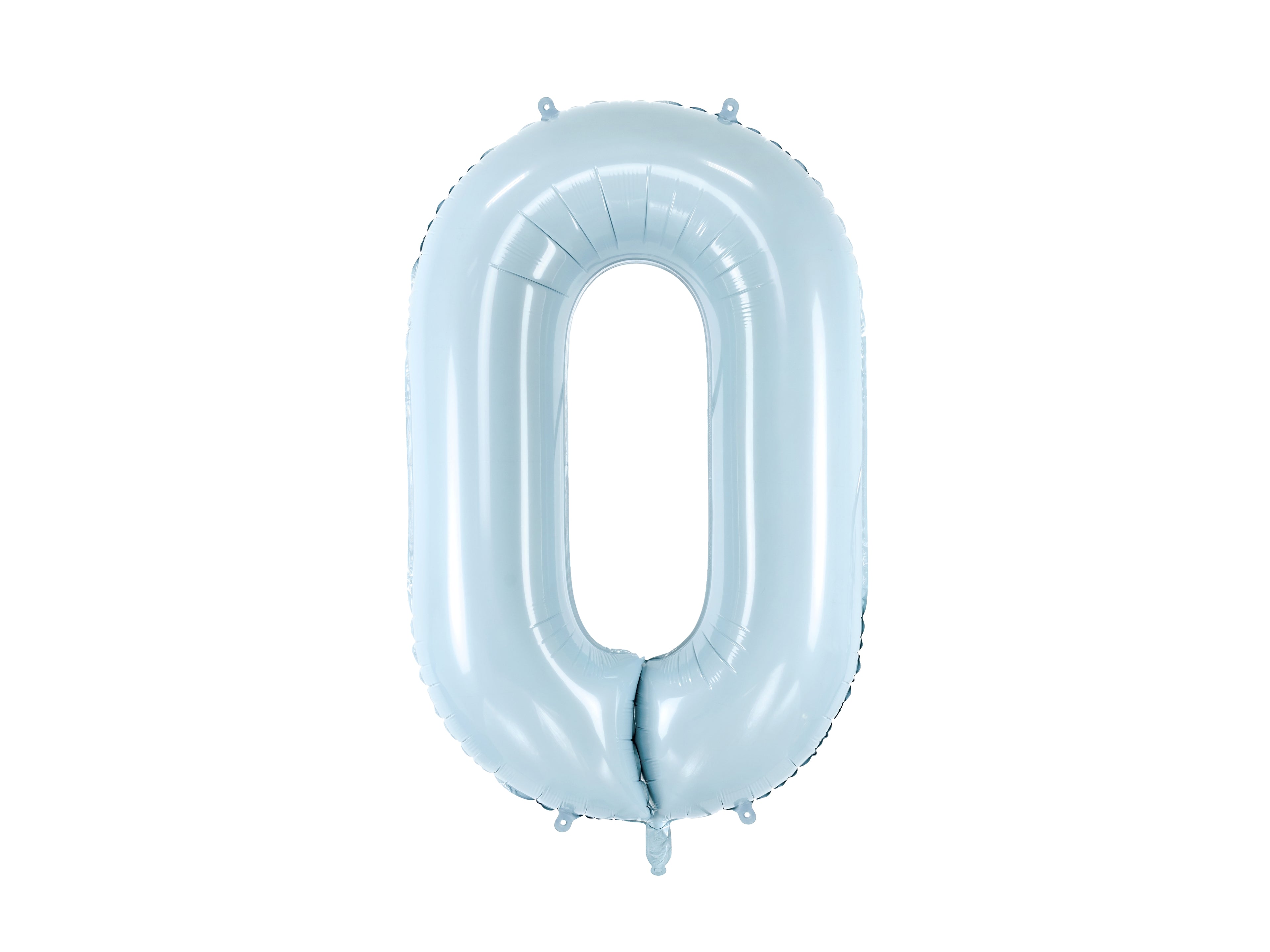 Palloncino foil Numero "72cm", Baby Blue