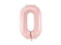 Palloncino foil Numero "72cm", Pink