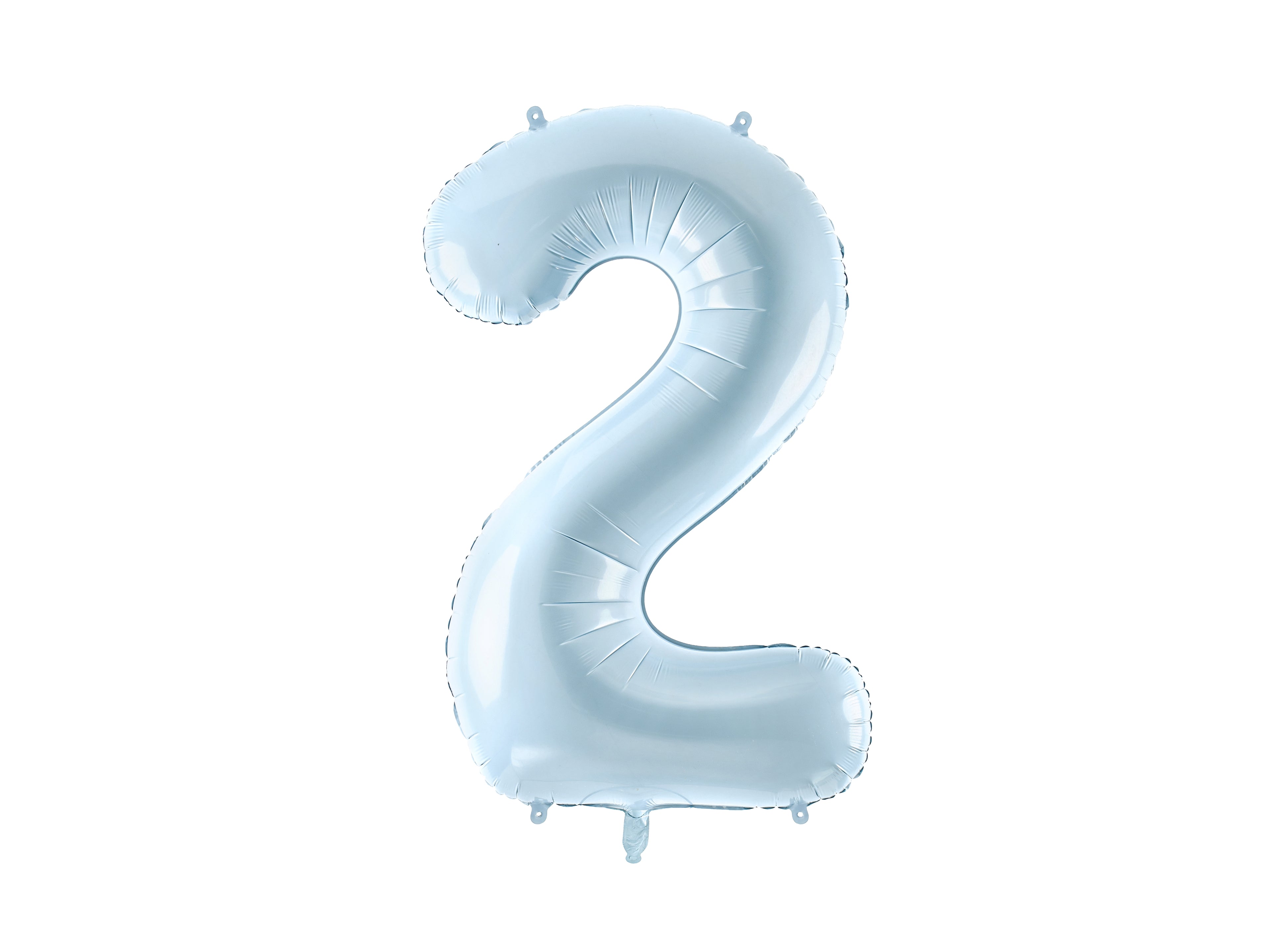 Palloncino foil Numero "72cm", Baby Blue