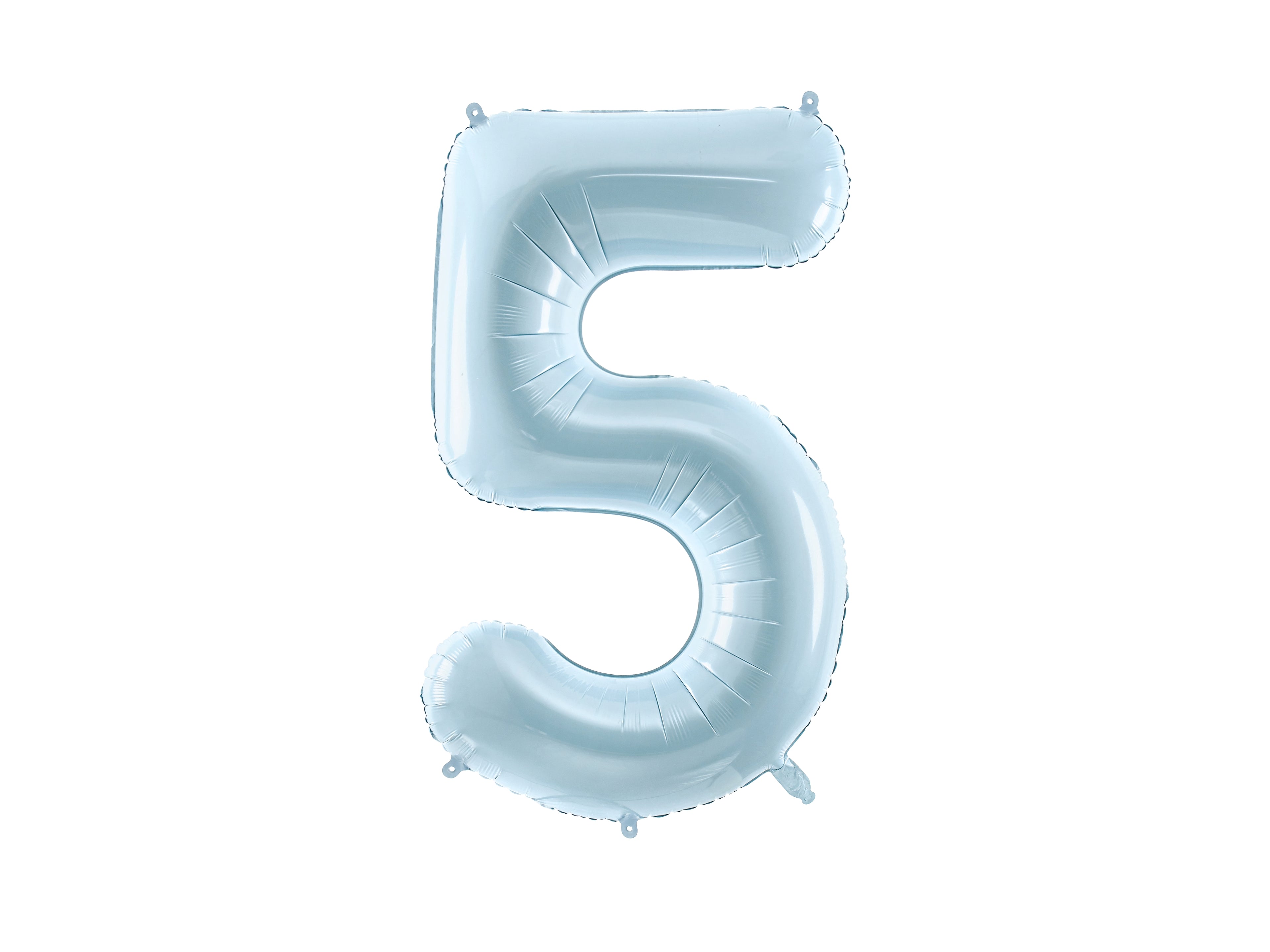 Palloncino foil Numero "72cm", Baby Blue