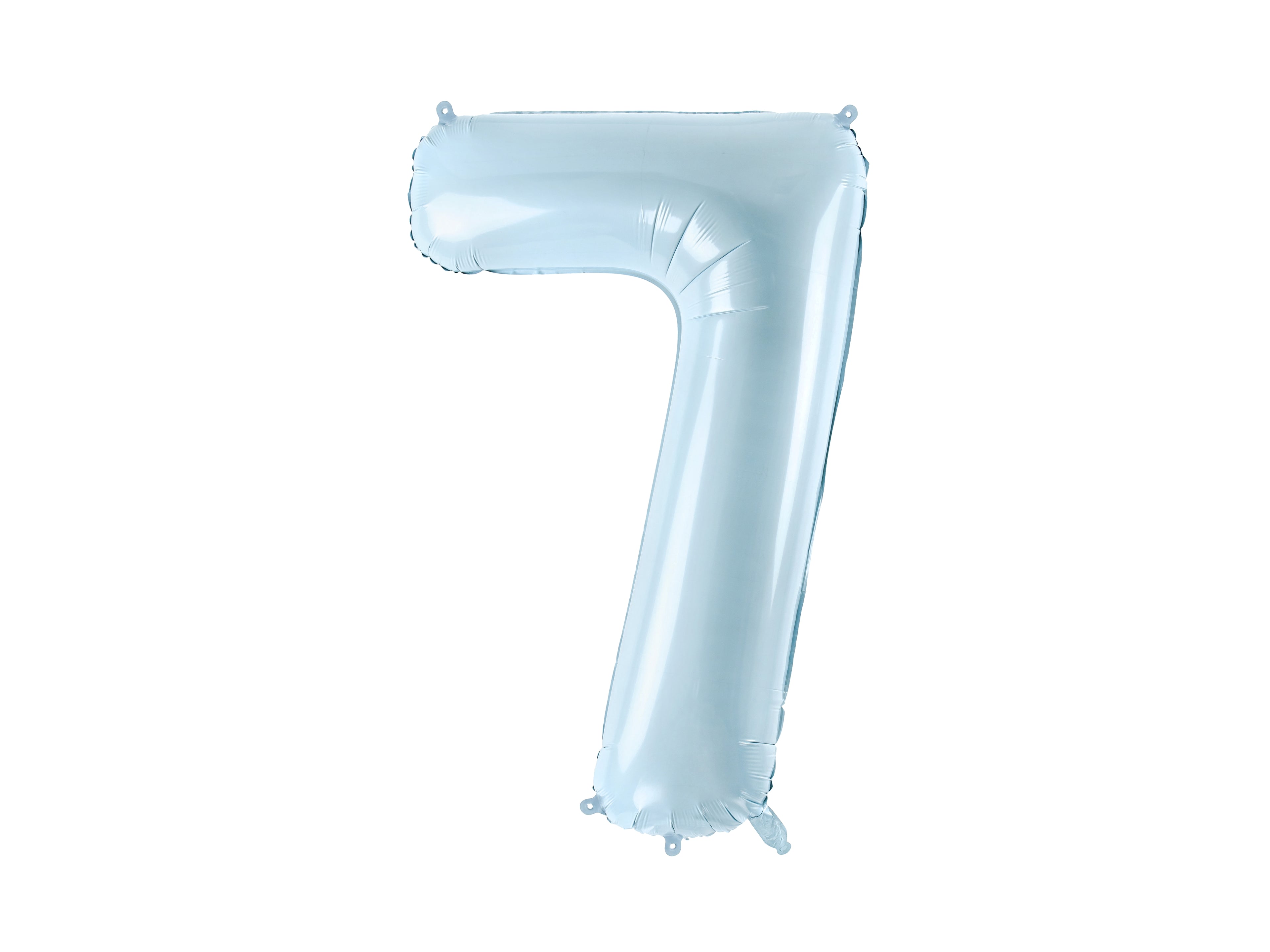 Palloncino foil Numero "72cm", Baby Blue