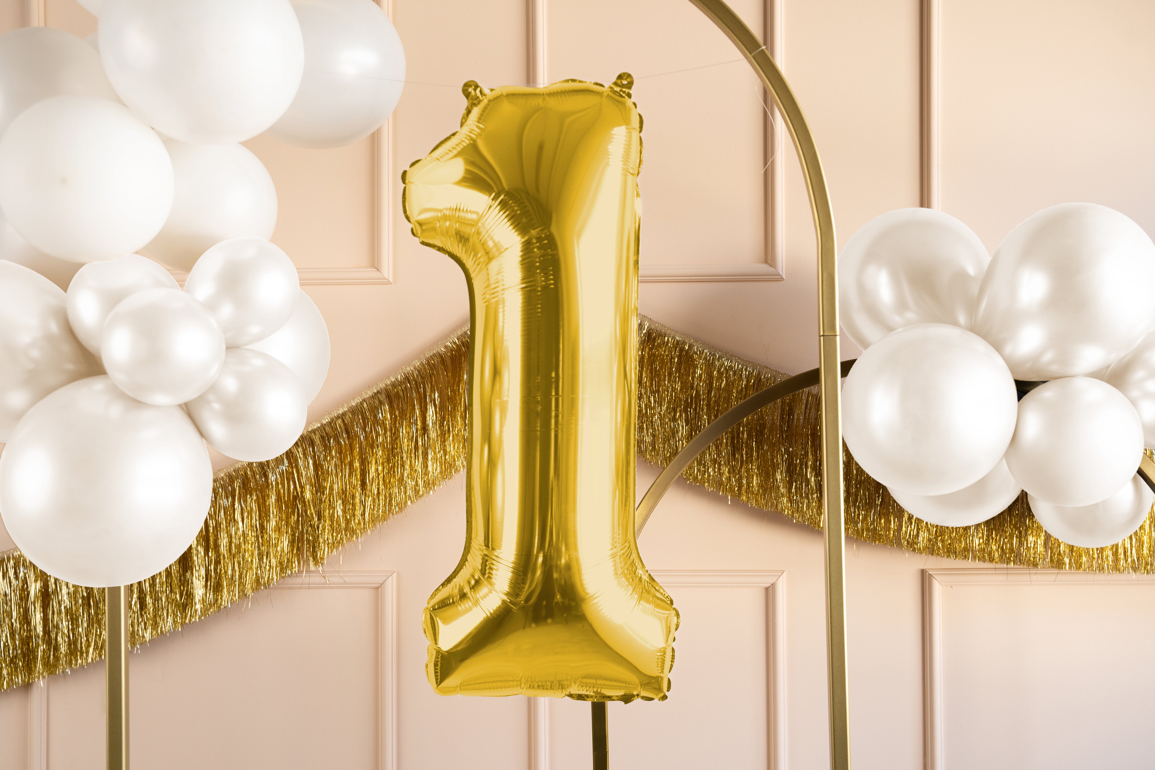 Palloncino foil Numero "72cm", Gold