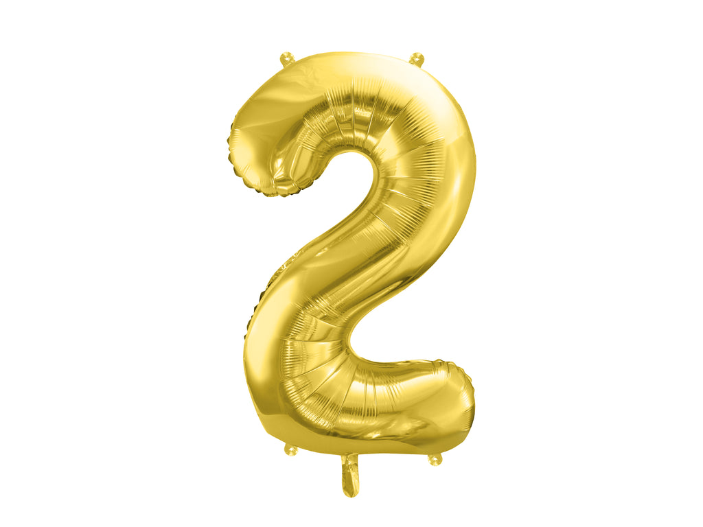 Palloncino foil Numero "72cm", Gold