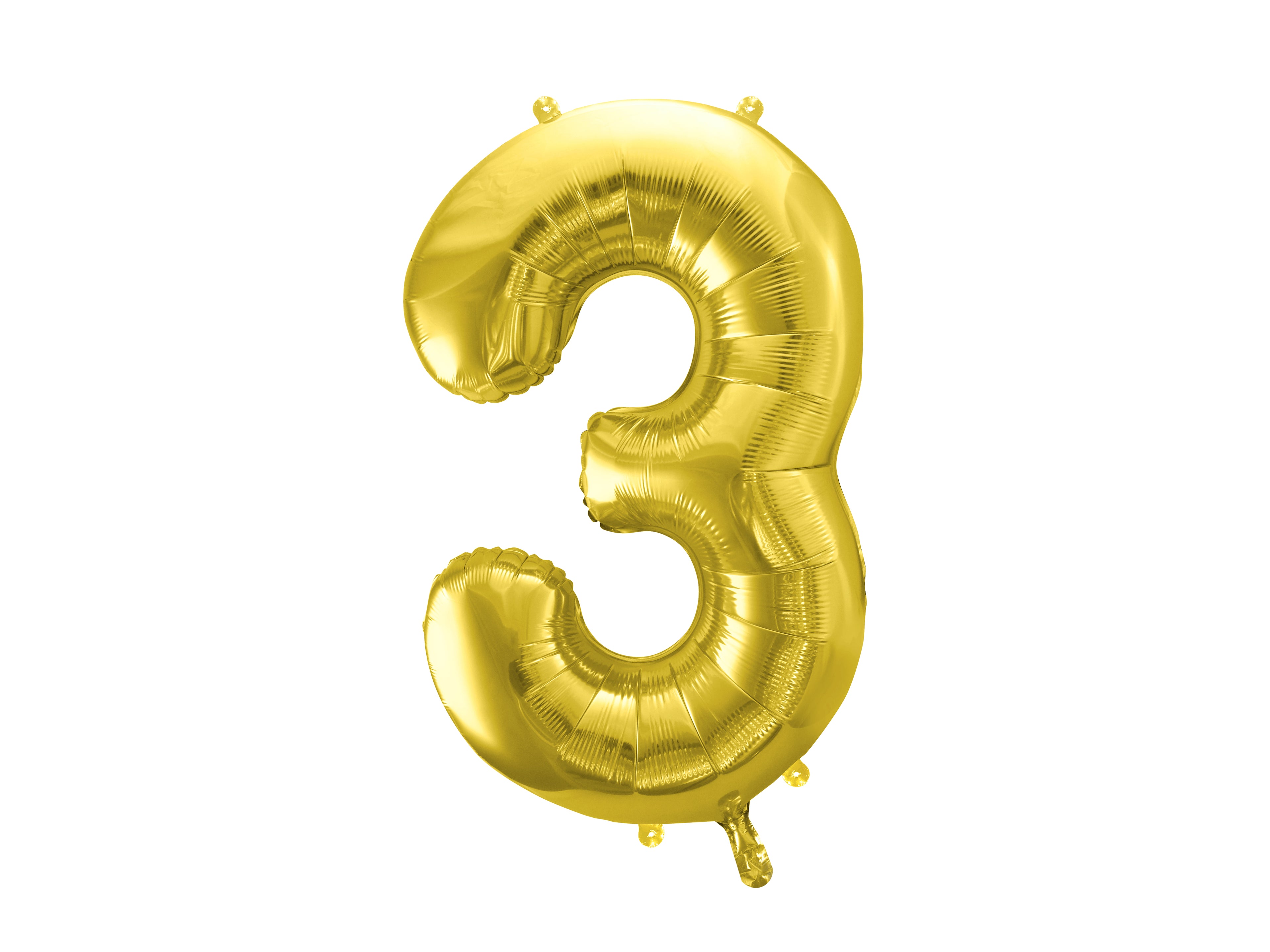 Palloncino foil Numero "72cm", Gold