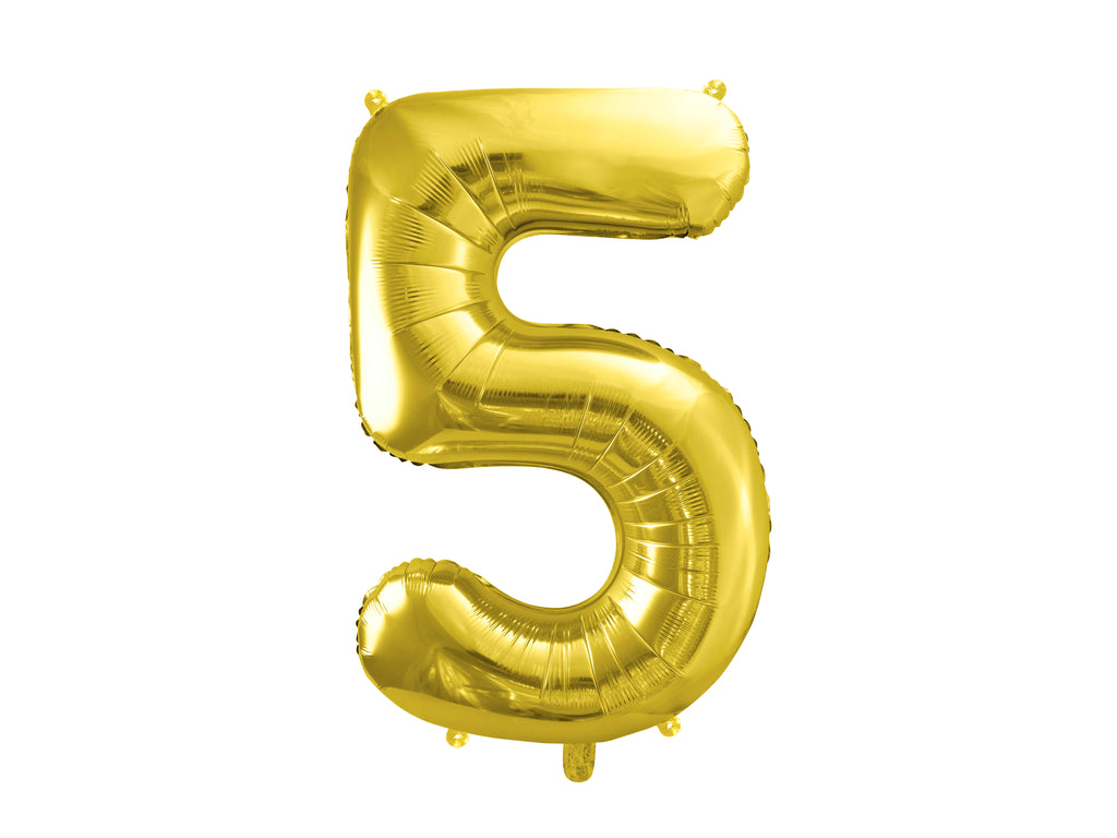 Palloncino foil Numero "72cm", Gold