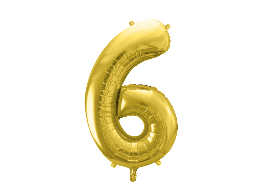 Palloncino foil Numero "72cm", Light Gold