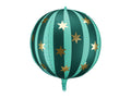 Foil balloon Starry ball 50 cm Green