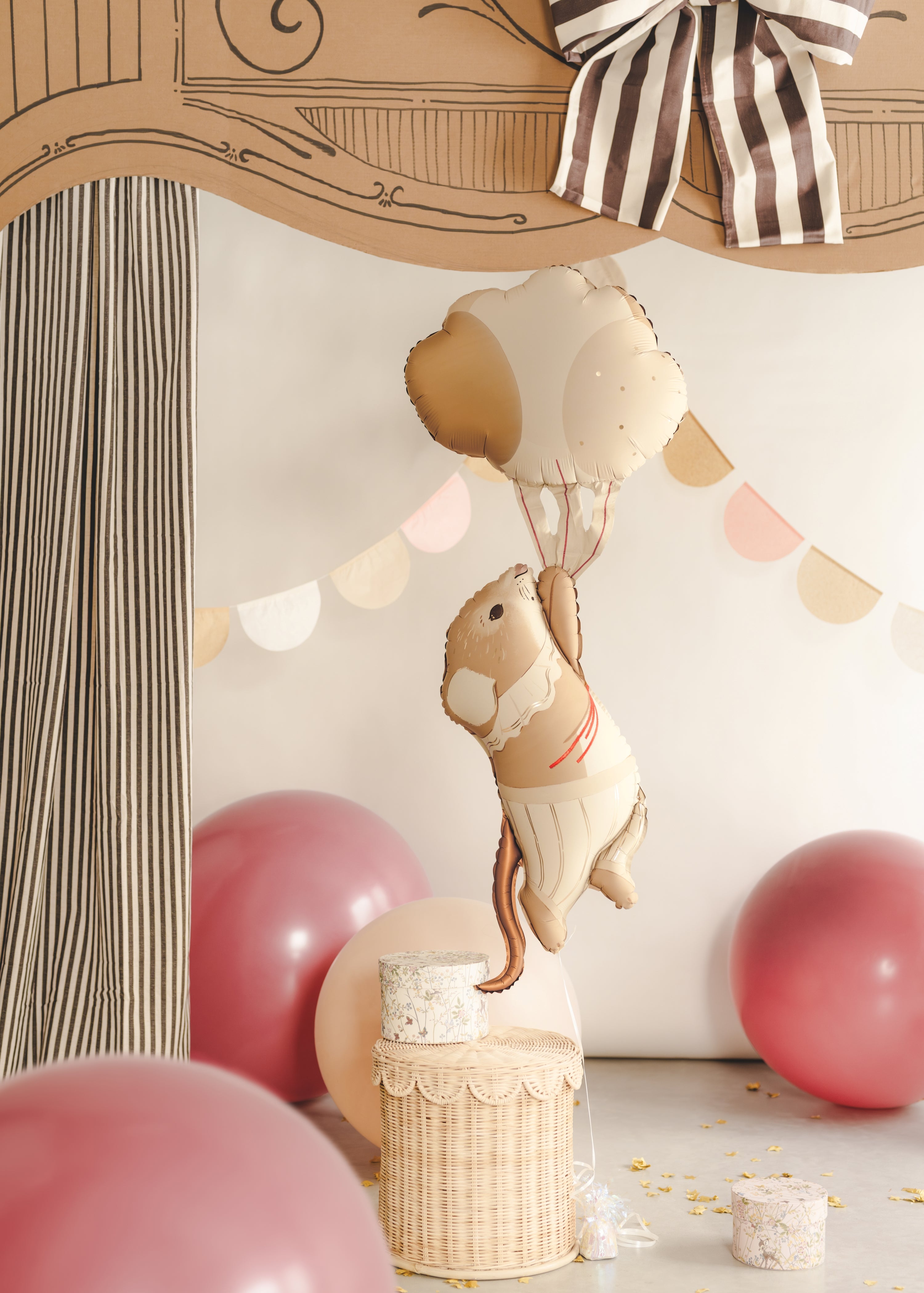Foil balloon mouse 44x104 cm