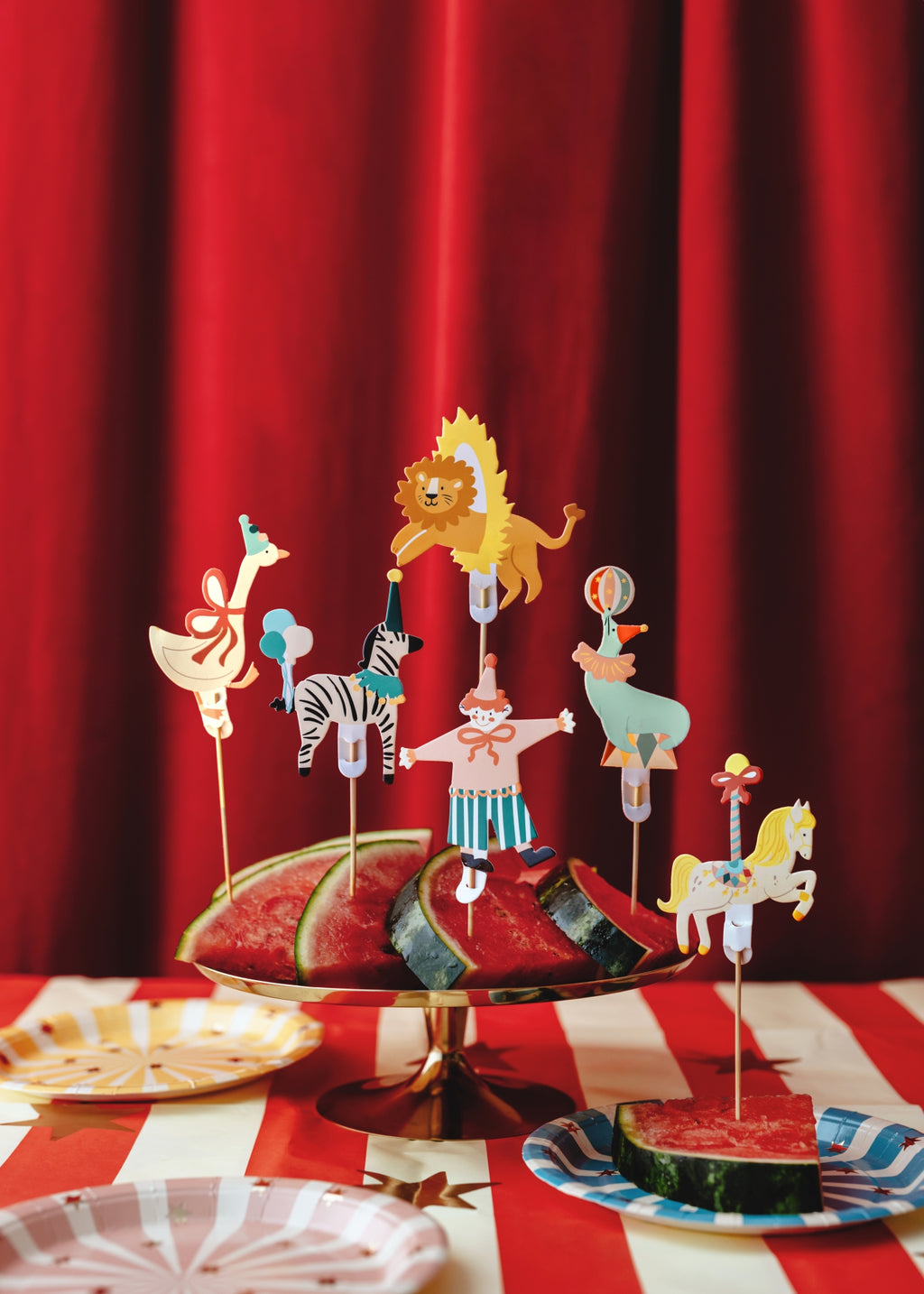 Cupcake Toppers Circus (x 6)