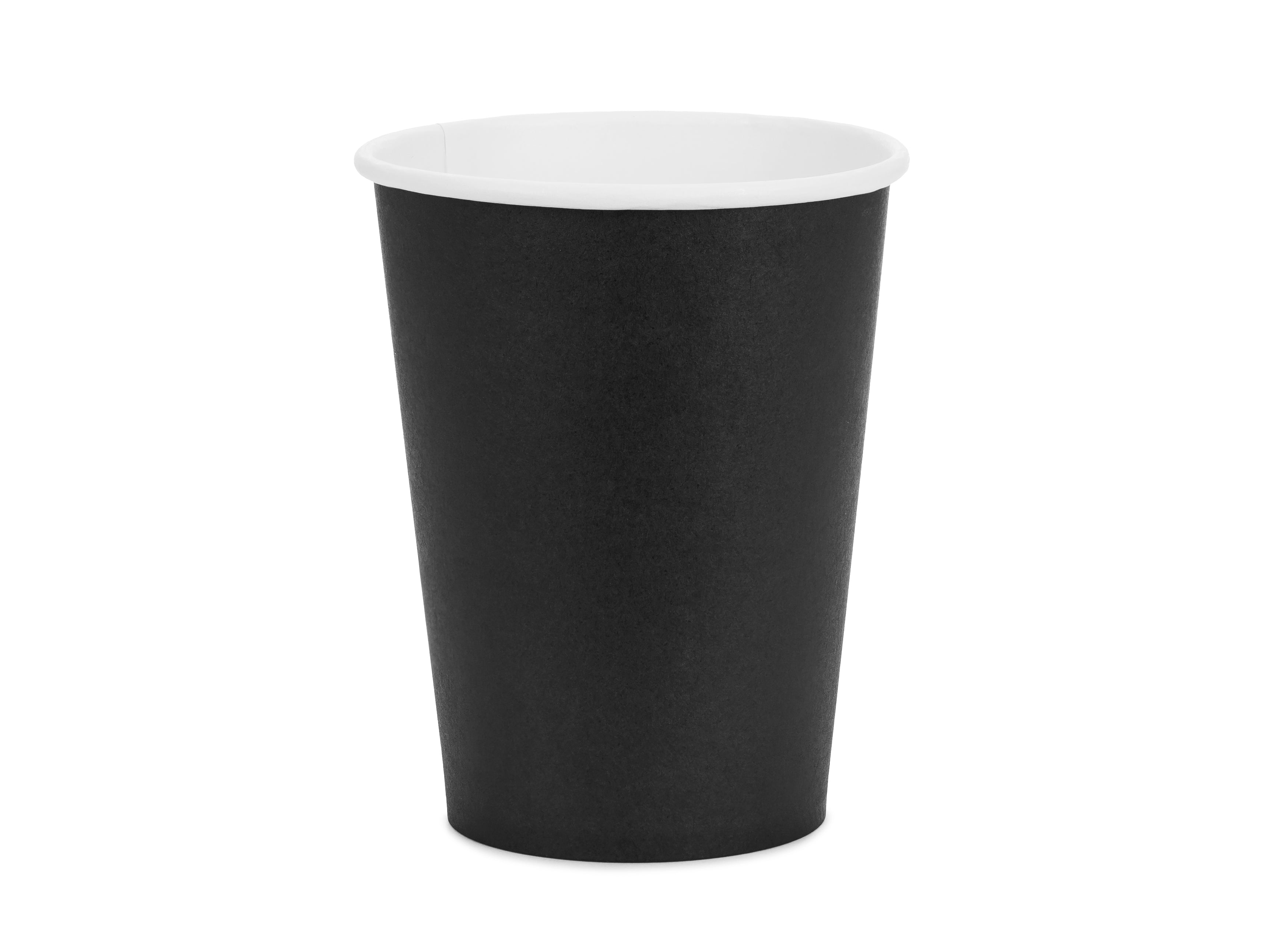 Bicchieri di Carta Neri 250 ml (x 6)