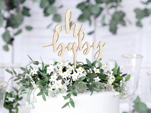 Cake Topper Oh Baby