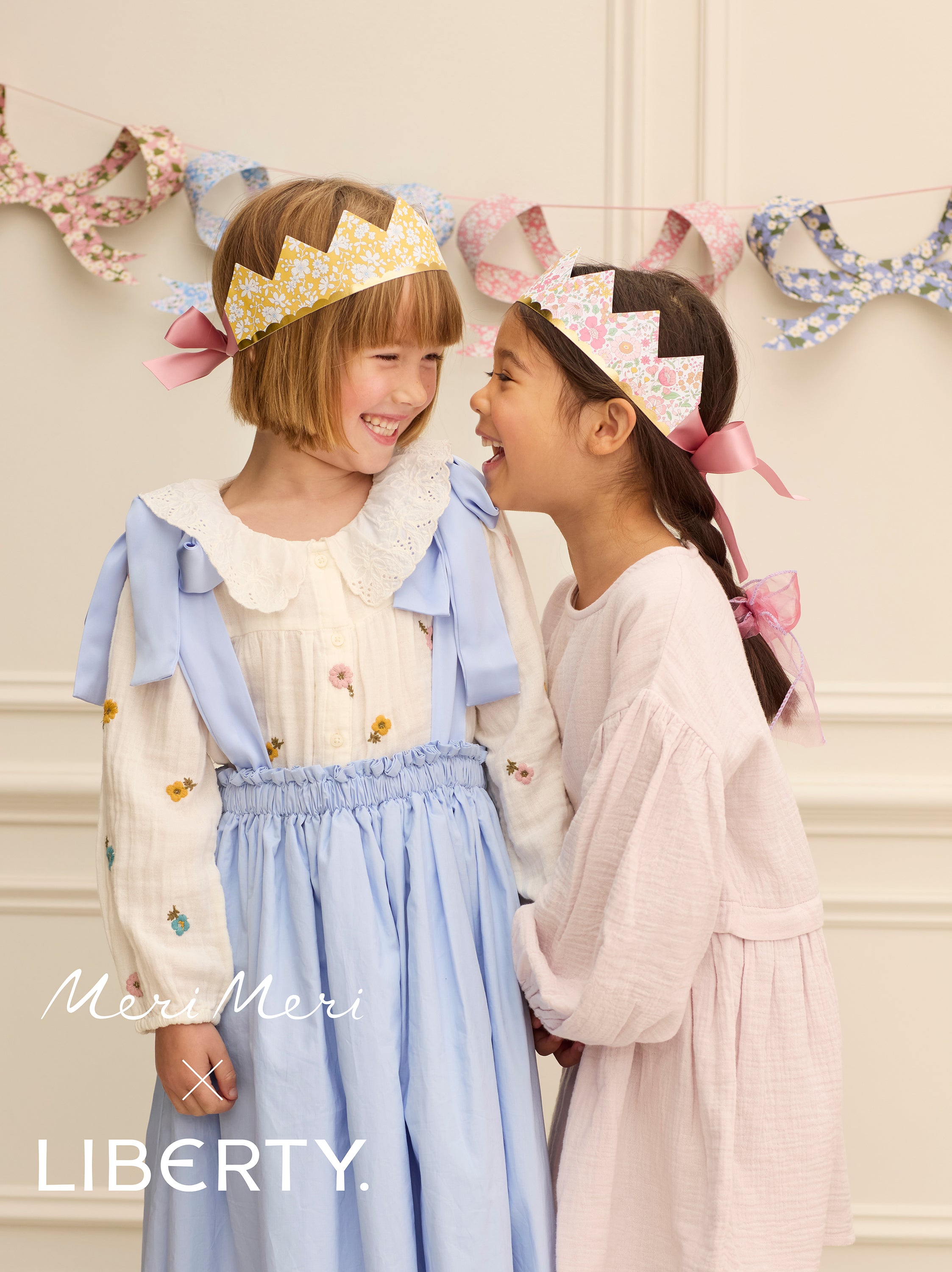Meri Meri x Liberty Party Crowns (x8)