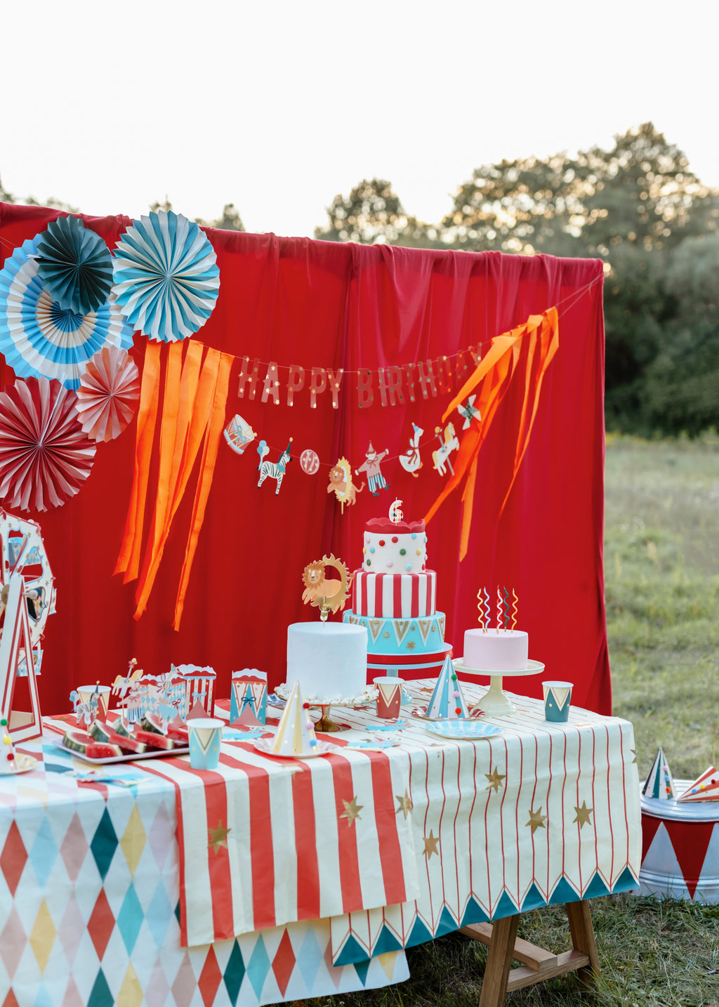 Tovaglia in Carta Stars & Stripes PartyDeco