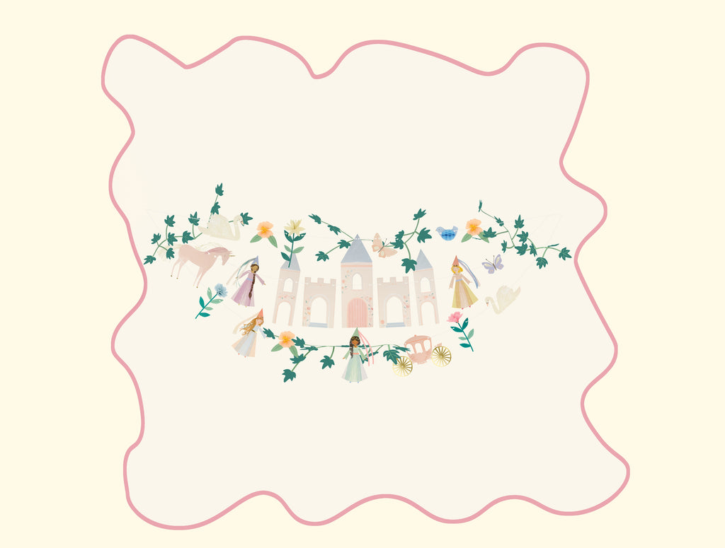 Princess Party Garland Set – Ghirlanda decorativa principesse